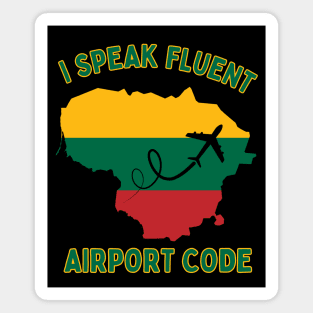 Lithuania Holiday Magnet